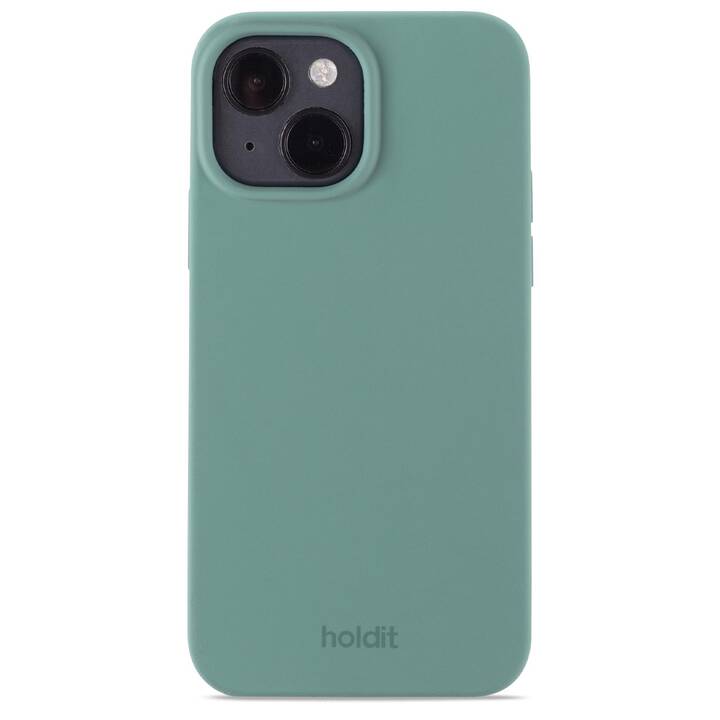 HOLDIT Backcover (iPhone 15, Moosgrün)