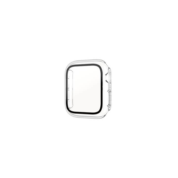 PANZERGLASS Full Body Apple Watch 4/5/6/SE 44mm Schutzfolie (Apple Watch 44 mm, Transparent, Schwarz, Klar)