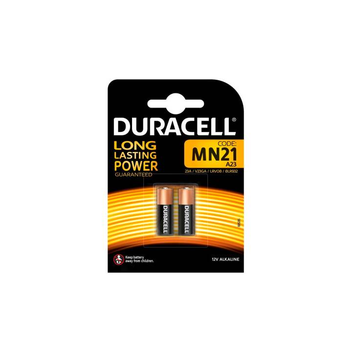 DURACELL Batterie (A23 / V23GA / MN21, 2 Stück)