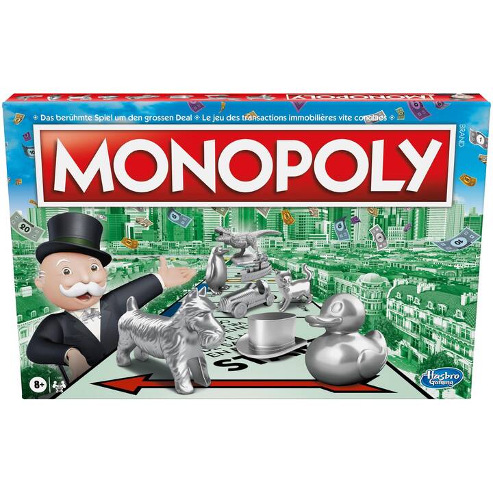 HASBRO Monopoly Classic-Swiss Edition (DE, FR)