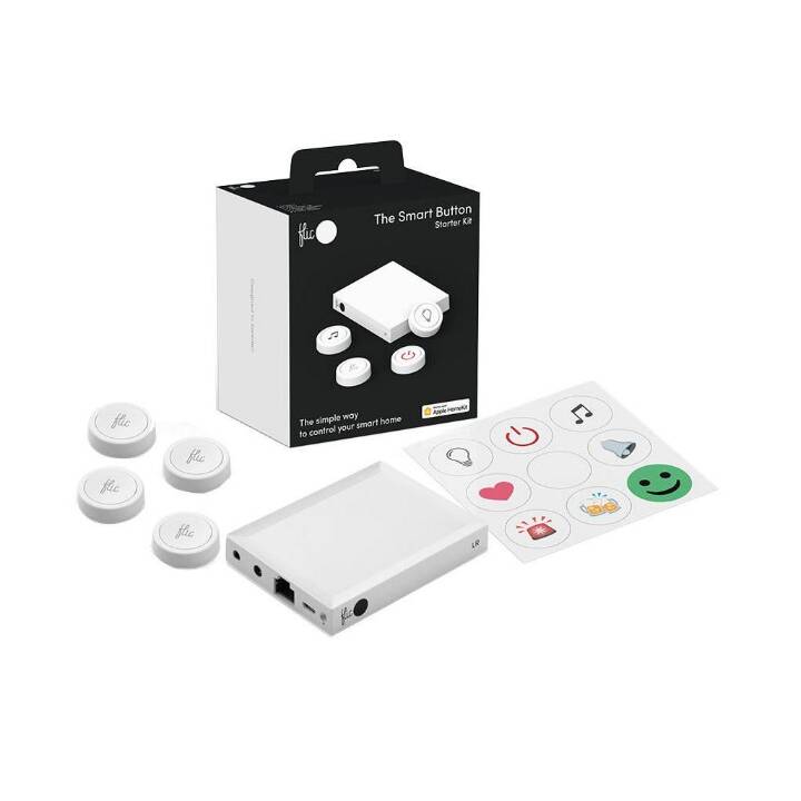 FLIC Hub LR + 4 x Flic 2 Starter Kit (WiFi, Bluetooth)