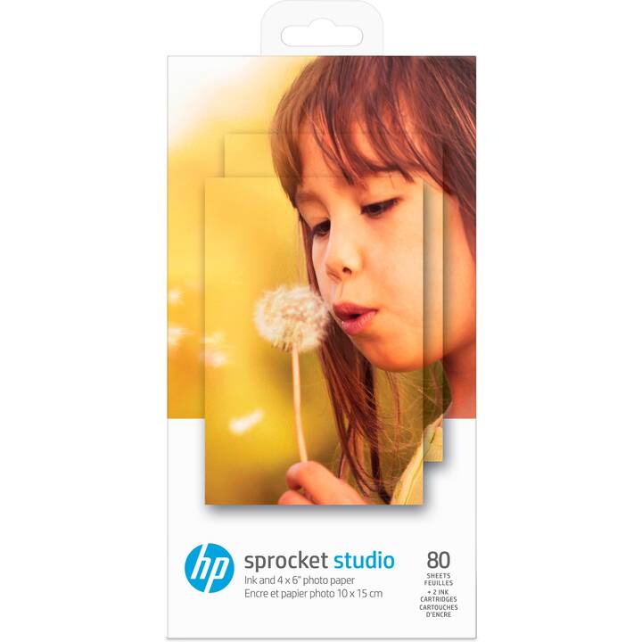 HP Sprocket Studio Fotopapier (80 Blatt, 100 x 150 mm, 240 g/m2)