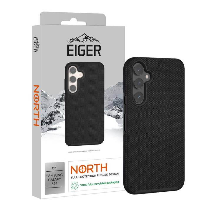 EIGER Backcover North (Galaxy S24, Nero)