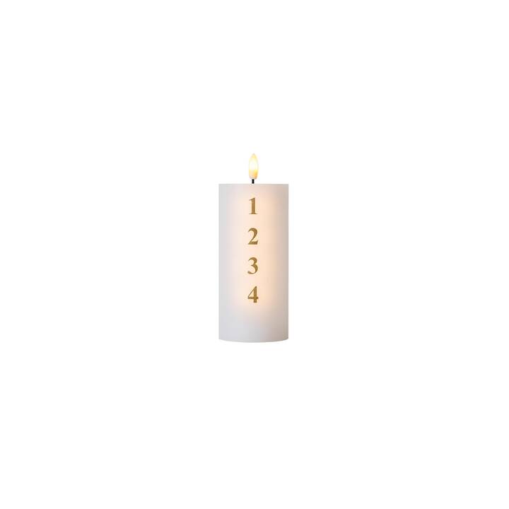 SIRIUS Sille Advent Candele LED (Bianco)