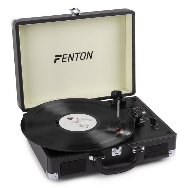 FENTON RP115 Plattenspieler (Schwarz)