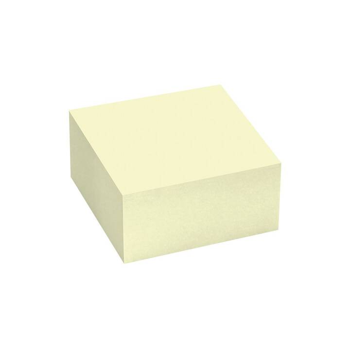 INFO NOTES Notes autocollantes Cube (400 feuille, Jaune)