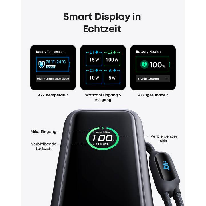 ANKER Laptop Powerbank (25000 mAh, Schwarz) - Interdiscount