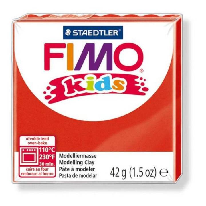 FIMO Pâte à modeler (42 g, Rouge)