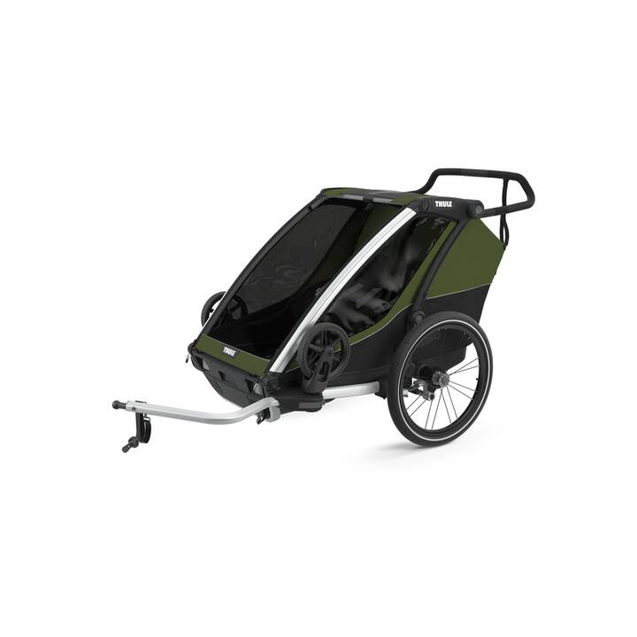 THULE Remorque à vélo pour enfants Chariot Cab 2 (2 sièges)