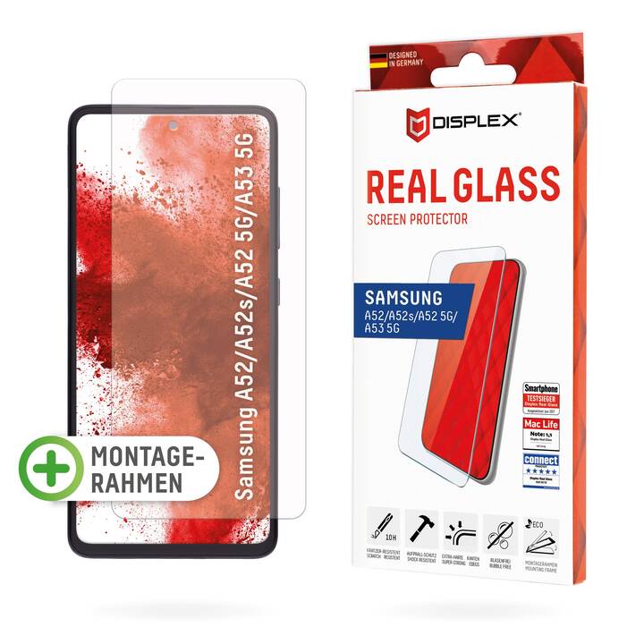 DISPLEX Verre de protection d'écran (Galaxy A52, A53, 1 pièce)