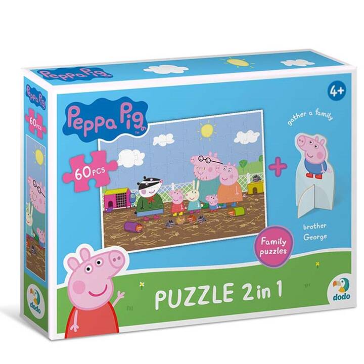 DODO Peppa Pig 2in1 Puzzle (60 pezzo)