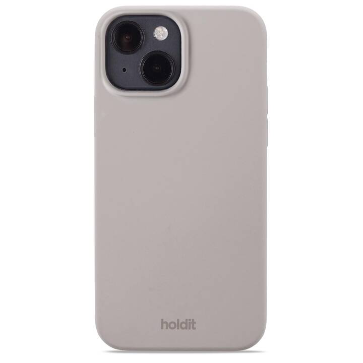 HOLDIT Backcover (iPhone 15, Grigio talpa)
