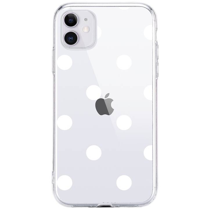 EG Hülle für iPhone 12 Mini 5.4" (2020) - weiß - Punkte