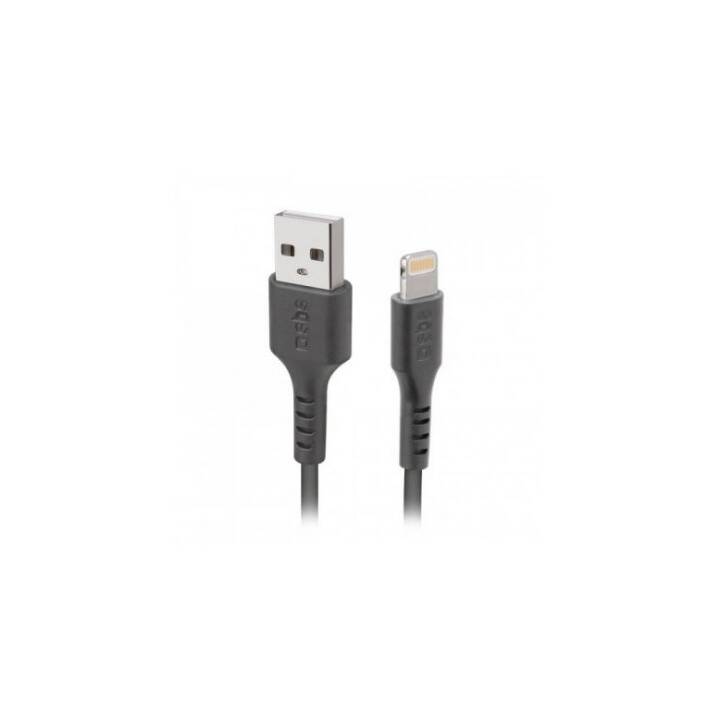 SBS Câble (USB Typ-A, Fiche Lightning, 1 m)