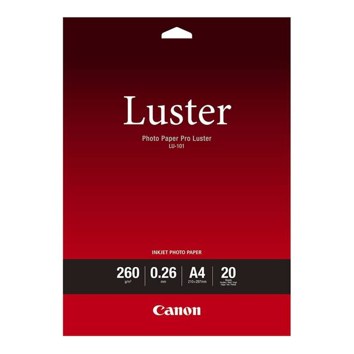 CANON LU-101 Pro Luster Fotopapier (20 Blatt, A4, 260 g/m2)