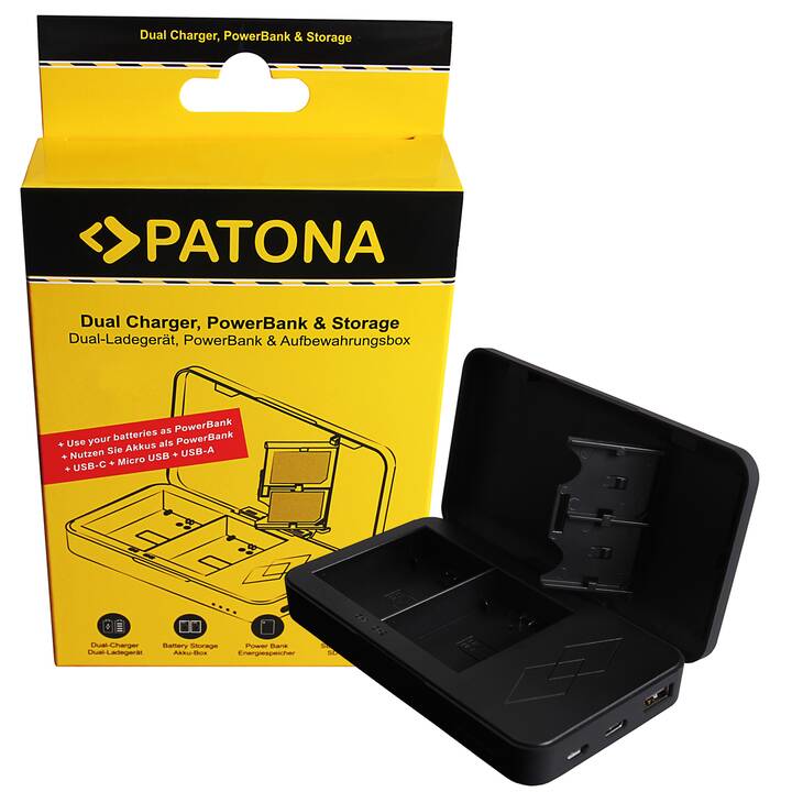 PATONA Sony Dual Kamera-Ladegerät (2.1 mAh)