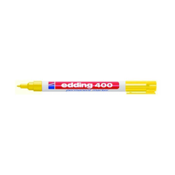 EDDING Permanent Marker 400 (Gelb, 1 Stück)