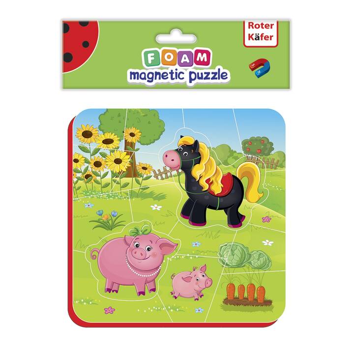 ROTER KÄFER Tiere Puzzle (16 x)