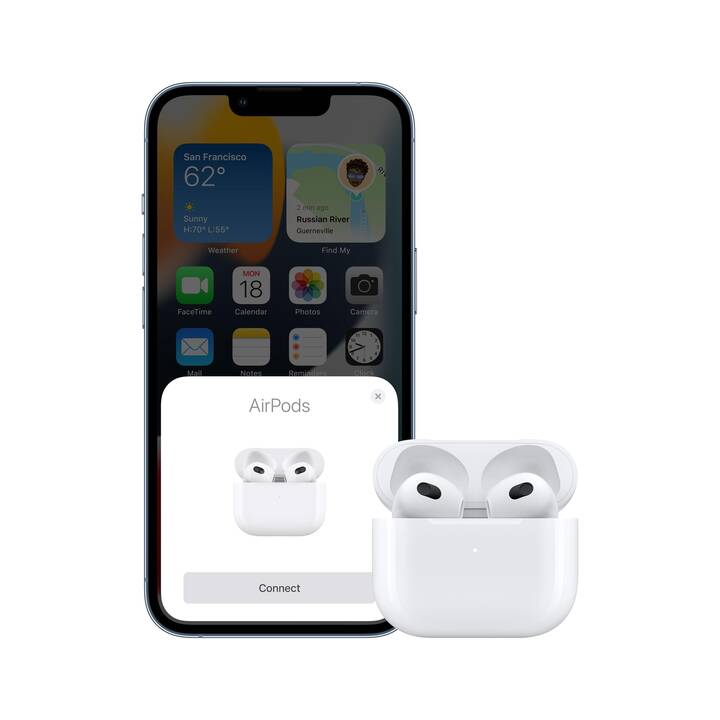 AirPods (terza generazione) con custodia di ricarica Lightning