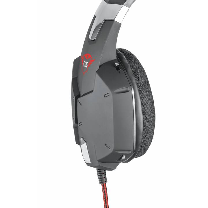 TRUST GXT 322 (Over-Ear, Rosso, Nero)