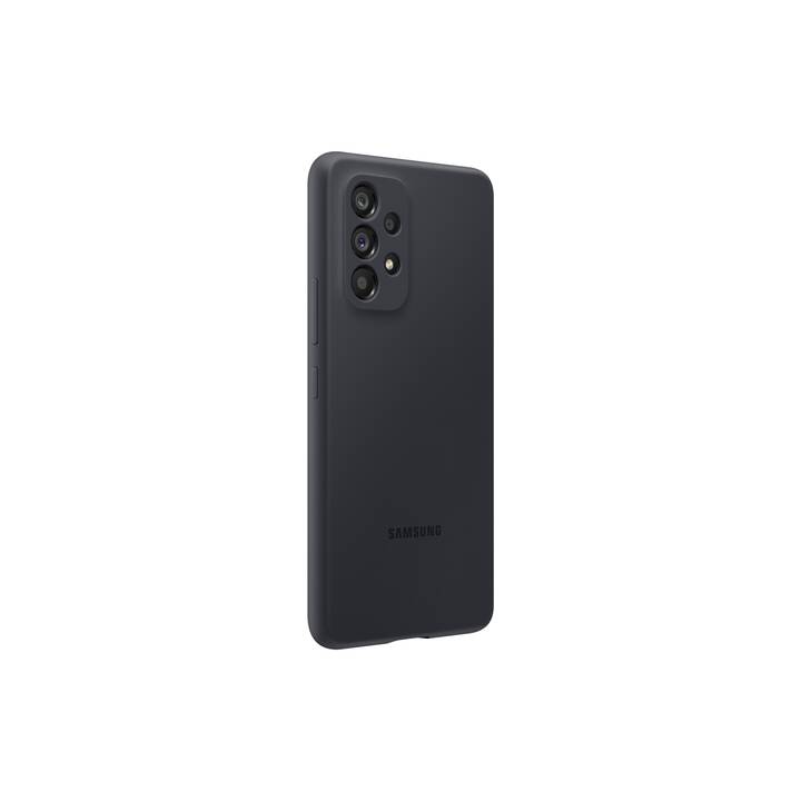 SAMSUNG Backcover Silicone (Galaxy A53 5G, Schwarz)