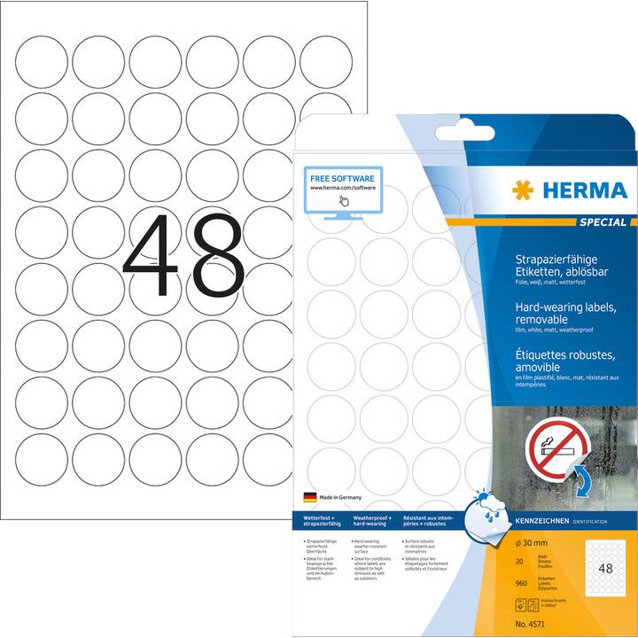 HERMA Special (30 x 30 mm)
