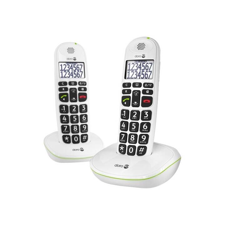 DORO PhoneEasy 110 Duo (DECT, Bianco)