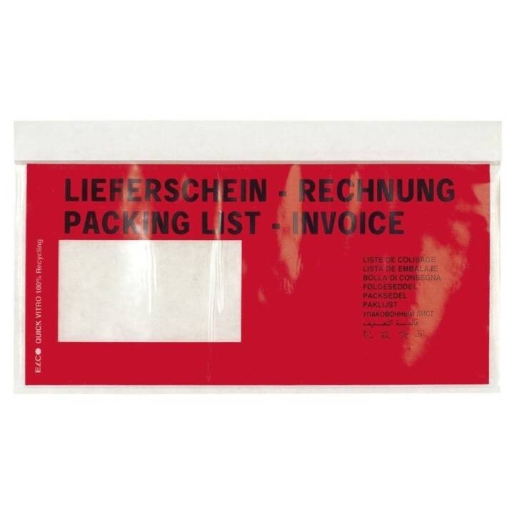 ELCO Dokumententasche (C5, Rot, 250 Stück)