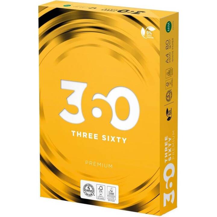 360 EVERYDAY Premium Kopierpapier (500 Blatt, A3, 80 g/m2)