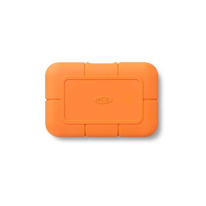LACIE Rugged (USB Typ-C, 2000 GB, Orange)