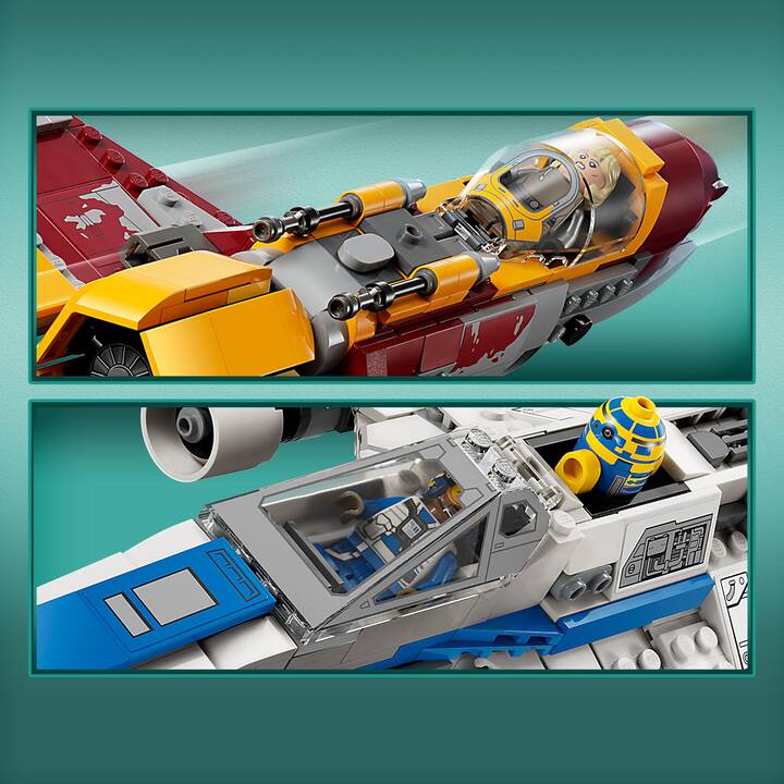 LEGO Star Wars E-Wing della Nuova Repubblica vs. Starfighter di Shin Hati (75364)