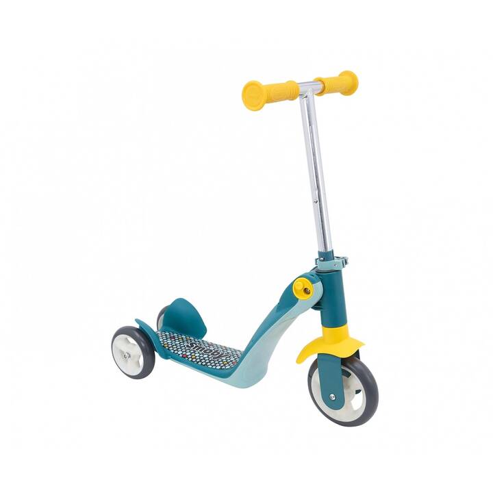 SMOBY INTERACTIVE Scooter Reversible 2 in 1 (Jaune, Bleu)