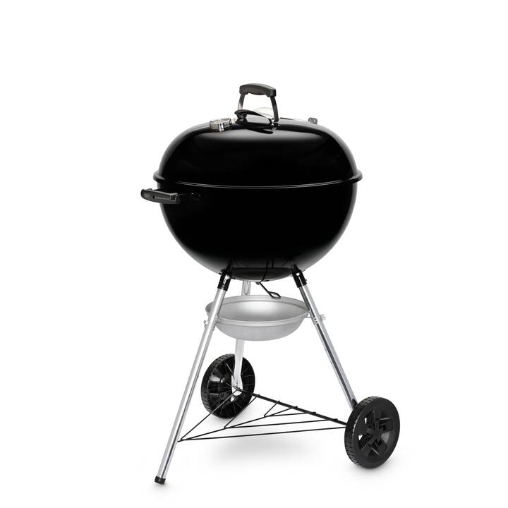 WEBER Original Kettle E-5710 Holzkohlegrill (Silber, Schwarz)