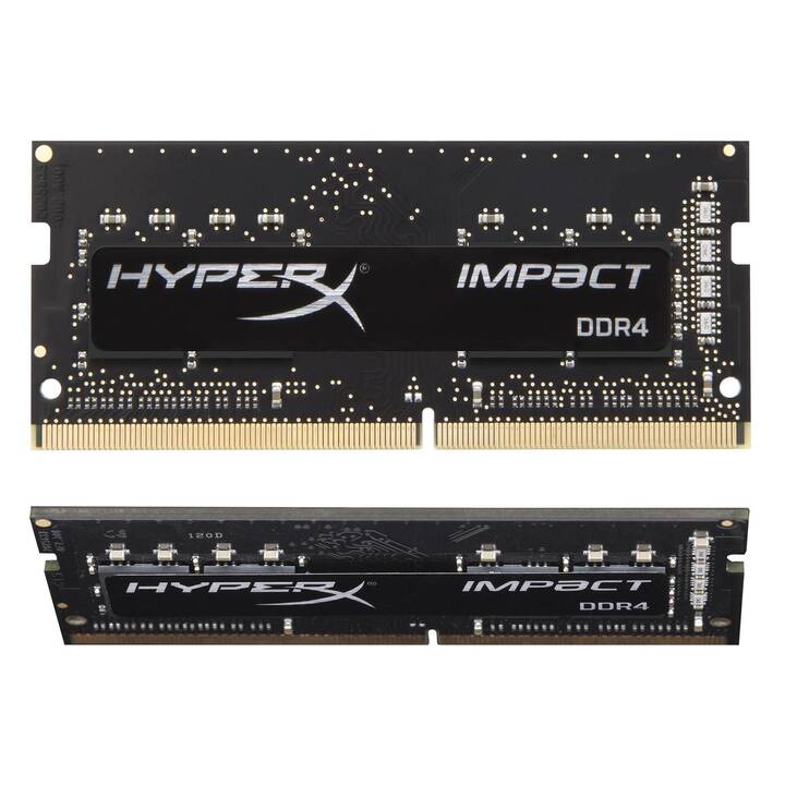 HYPERX Fury Impact KF426S16IBK2/32 (2 x 16 Go, DDR4-SDRAM 2666 MHz, SO-DIMM 260-Pin)