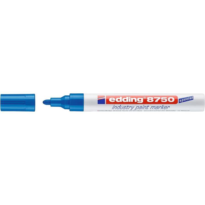 EDDING Marqueur de l'industrie 8750 Special (Bleu, 1 pièce)