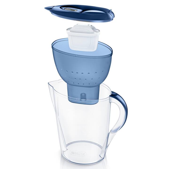 BRITA Carafe filtrante Marella XL incl. 1 cartuccia MAXTRA PRO All-in-1 (2 l, Bleu)