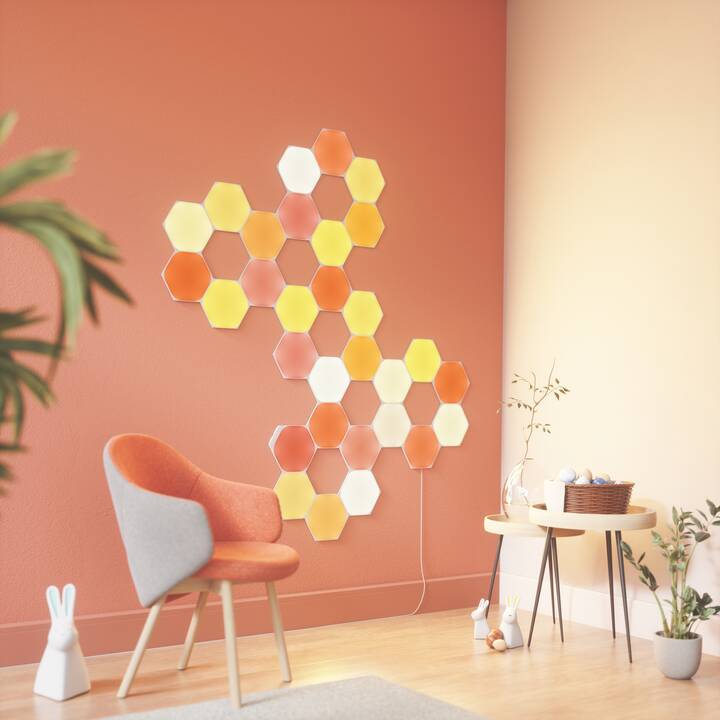 NANOLEAF Lumière d'ambiance LED Hexagon Panel 3x (Multicolore)