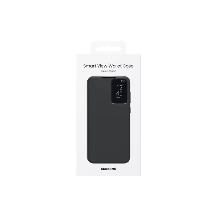 SAMSUNG Flipcover Smart View (Galaxy A55, Noir)