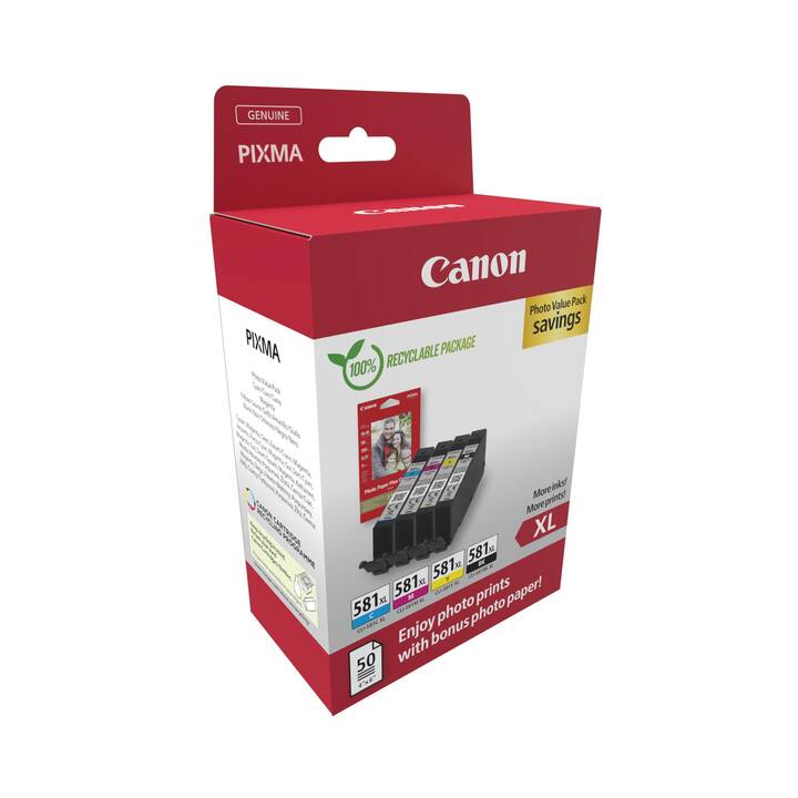 CANON CLI-581XL (Giallo, Nero, Magenta, Cyan, Multipack)