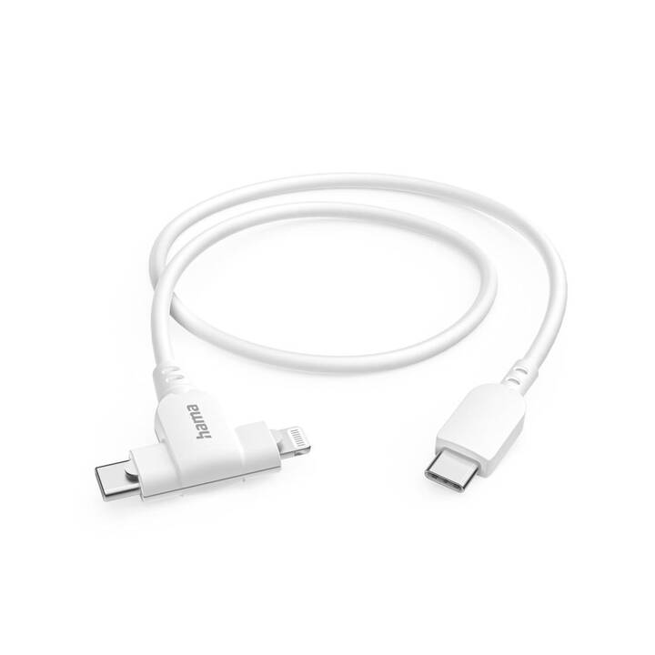 HAMA Câble (USB C, USB de type C, Lightning, 15 m)