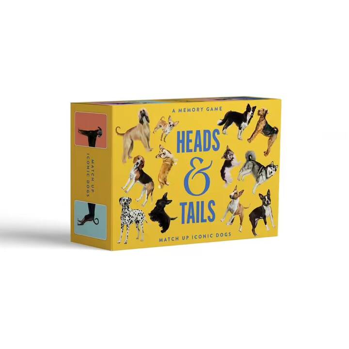 THAMES AND HUDSON Heads & Tails: A Dog Memory Game / Match up iconic dogs Puzzlemappe (60 Stück)