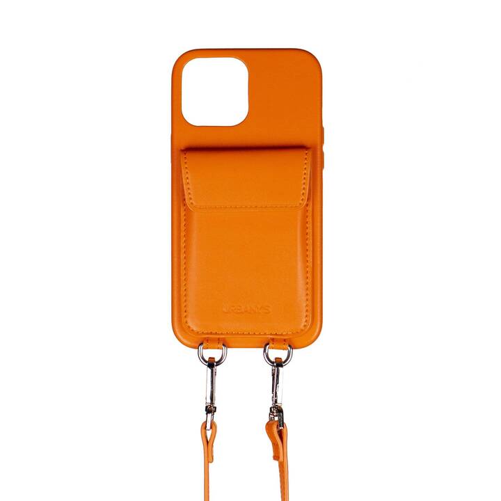 URBANY'S Backcover con cordoncino Pumpkin Pie (iPhone 15 Pro Max, Arancione)
