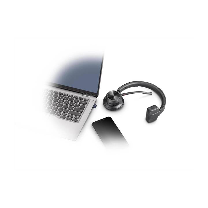 HP Cuffia per ufficio Voyager 4310 (On-Ear, Cavo e senza fili, Nero)
