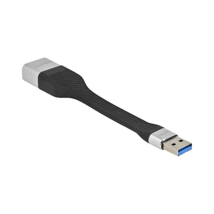 DELOCK Adapter (USB 3.2 Gen 1 Typ-A, RJ-45, 13 cm)