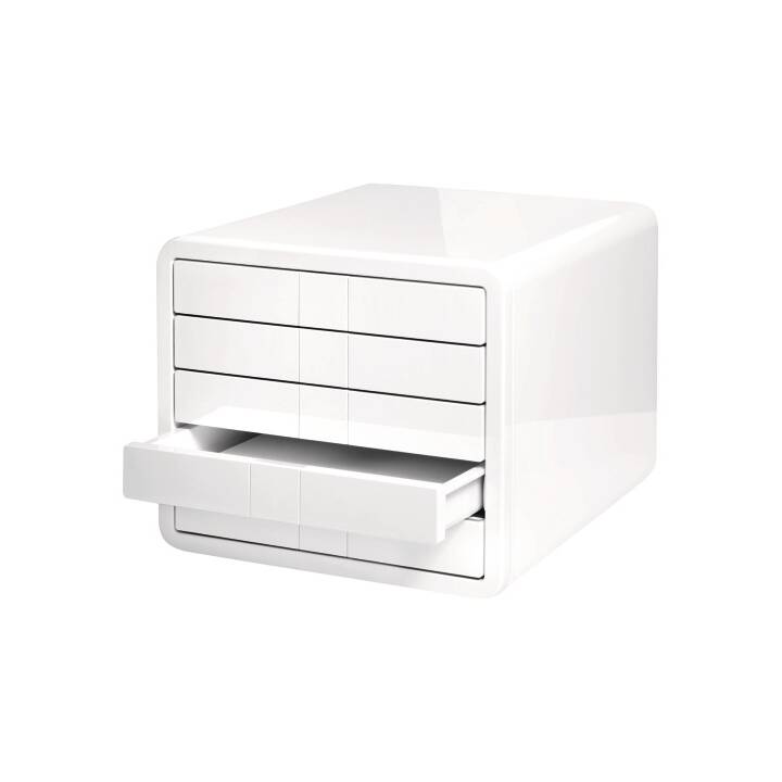 HAN Cassettiera da scrivania i-Box (A4, 295.0 mm  x 247.0 mm  x 355.0 mm, Bianco)