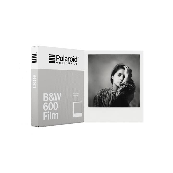 POLAROID Black & White 600 - 8x Pellicule instantané (Polaroid 600, Blanc)