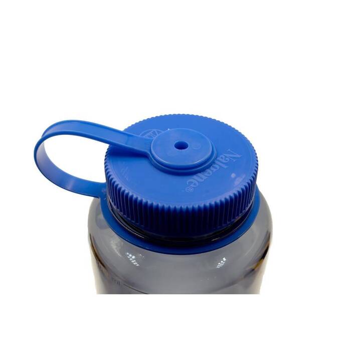 NALGENE Trinkflasche Wide Mouth Sustain (1 l, Grau, Blau)
