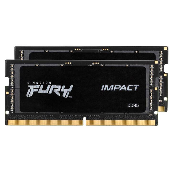 KINGSTON TECHNOLOGY Fury Impact KF556S40IBK2-64 (2 x 32 GB, DDR5 5600 MHz, SO-DIMM 262-Pin)