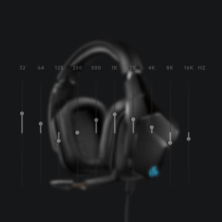 LOGITECH Cuffia da gioco G635 (Over-Ear)