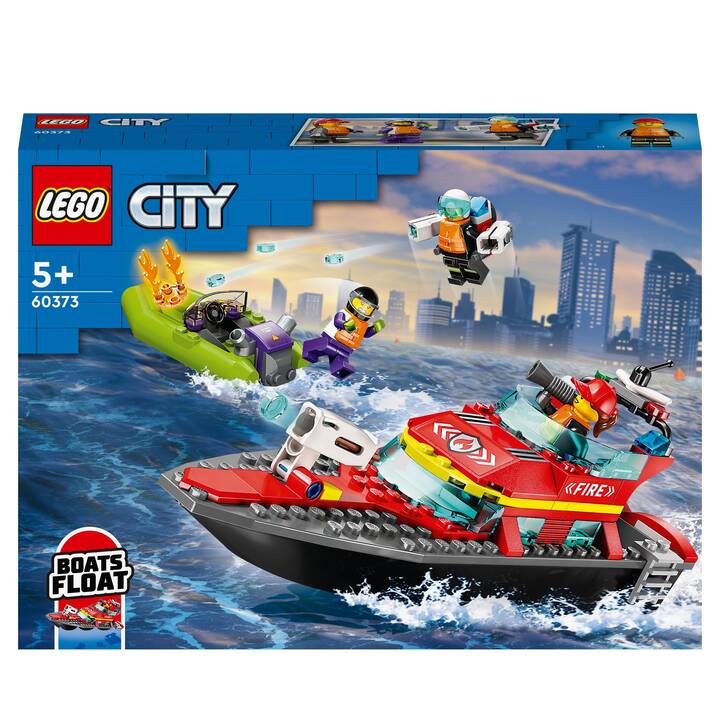 LEGO City Le Bateau de Sauvetage des Pompiers (60373)